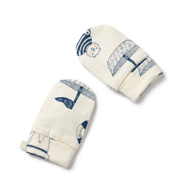 Wilson & Frenchy - Nautical Bear Organic Mittens